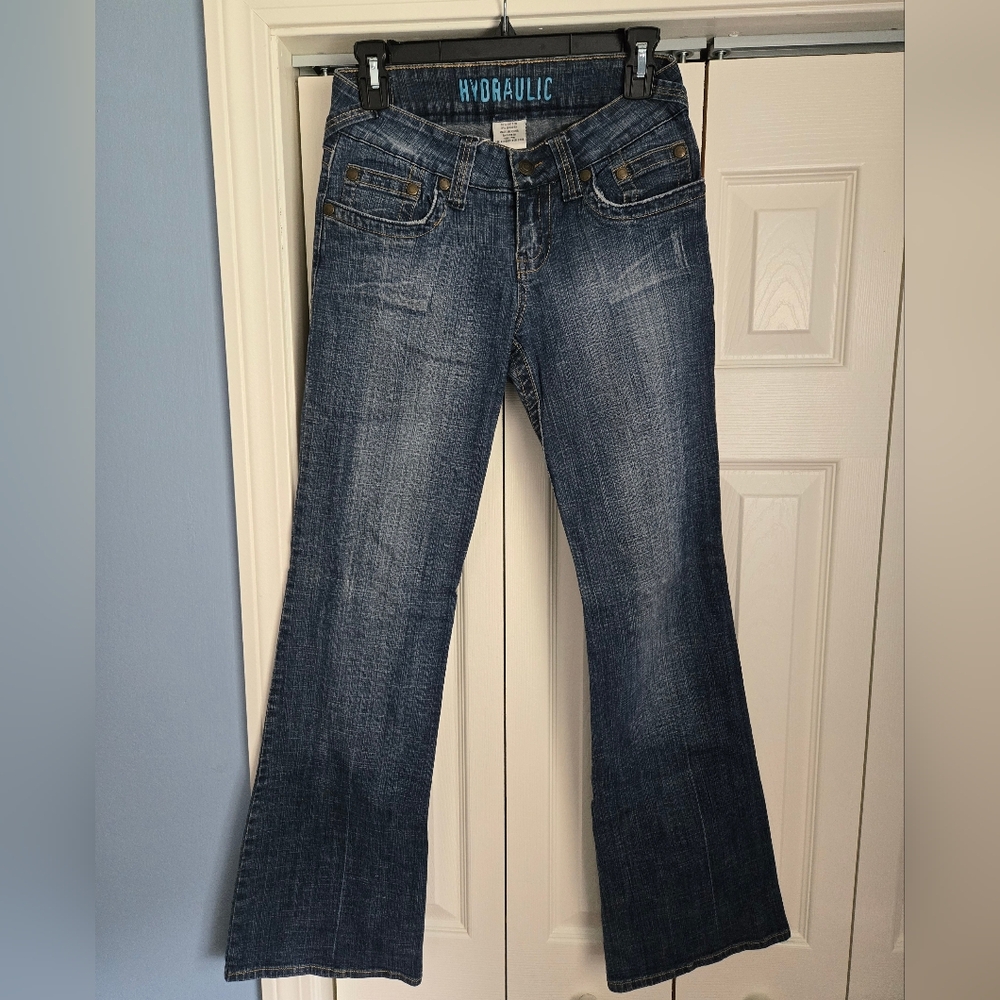 Lowrise Flare/bootcut Darkwash Jeans